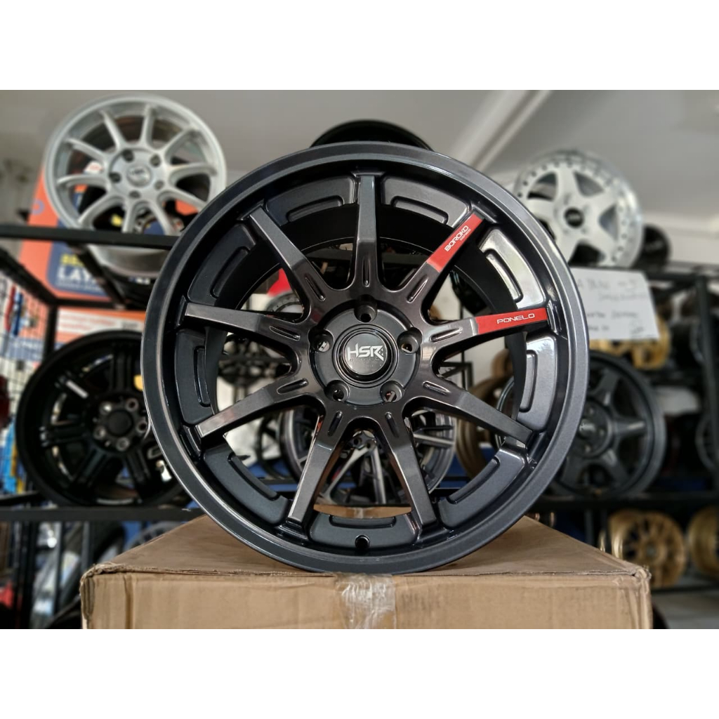 Velg Model Terbaru Ring 18 HSR PONELO Untuk Mobil Innova, Camry, Civic Turbo, Crv, Hrv, Juke, Civic 
