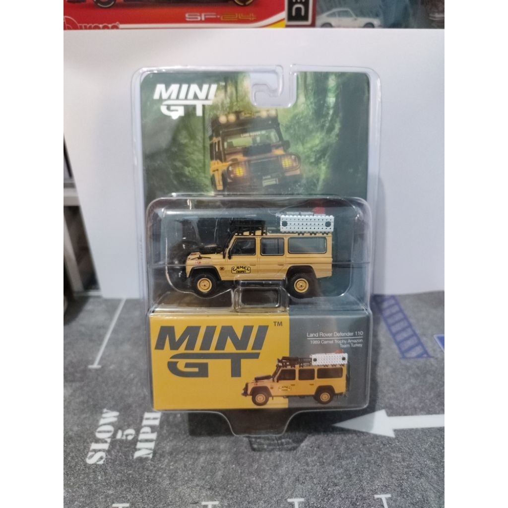 MINI GT LAND ROVER DEFENDER 110 TEAM TURKEY YELLOW KUNING 856 BLISTER
