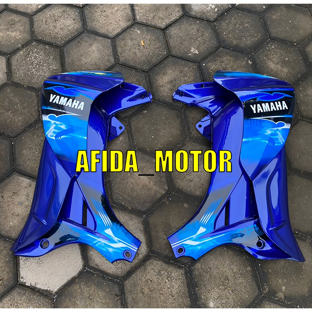SAYAP TEBENG LUAR DALAM YAMAHA JUPITER Z NEW BURHAN BIRU STRIPING BIRU 2008