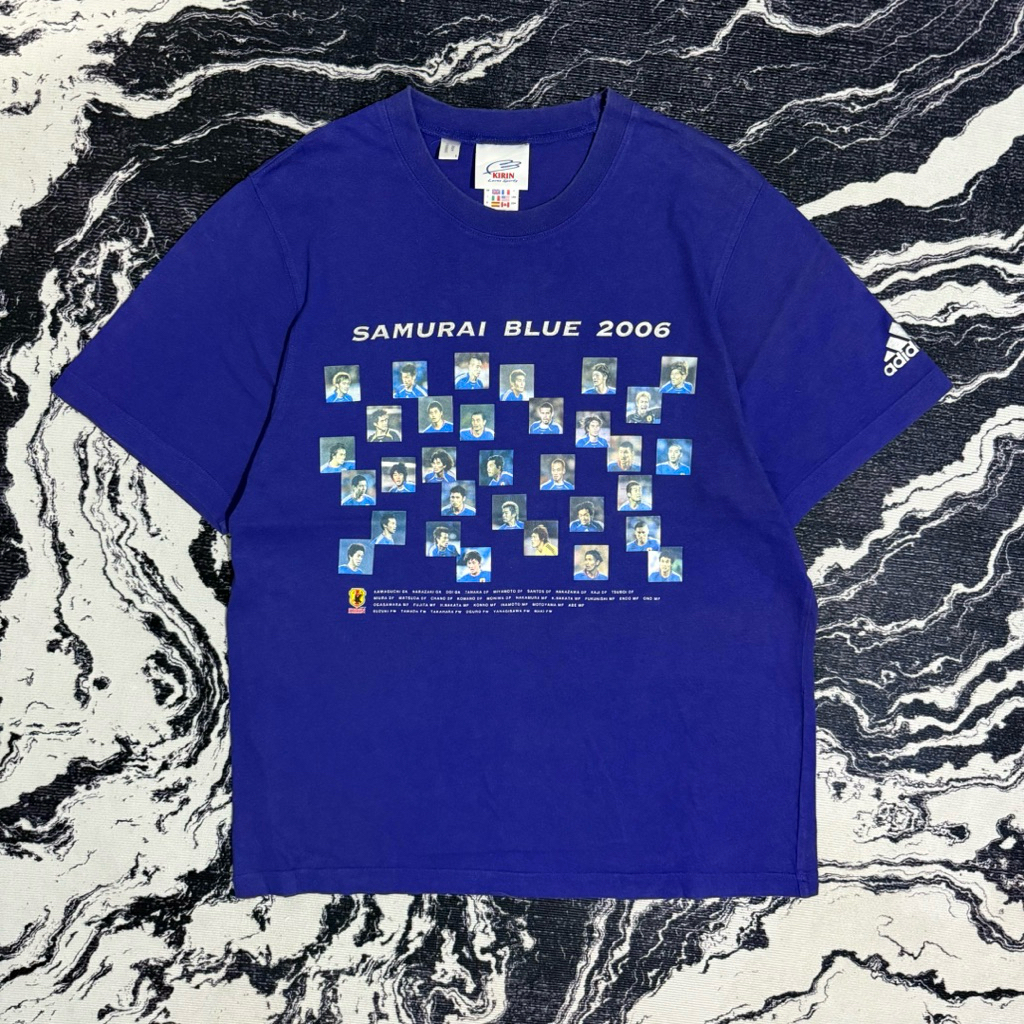 Adidas JFA japan kirin samurai blue 2006 kaos