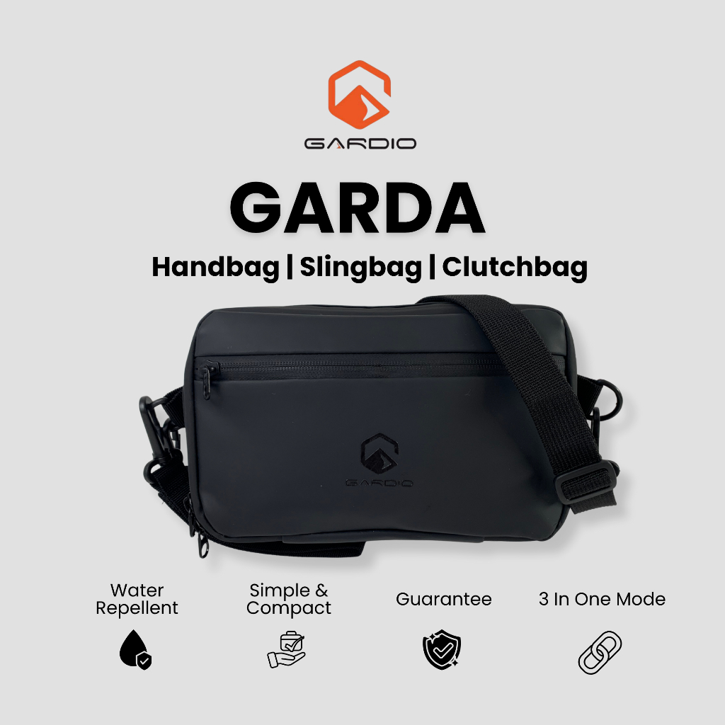 Gardio GARDA gardio clutchbag handbag tas selempang pria dan wanita tas unisex