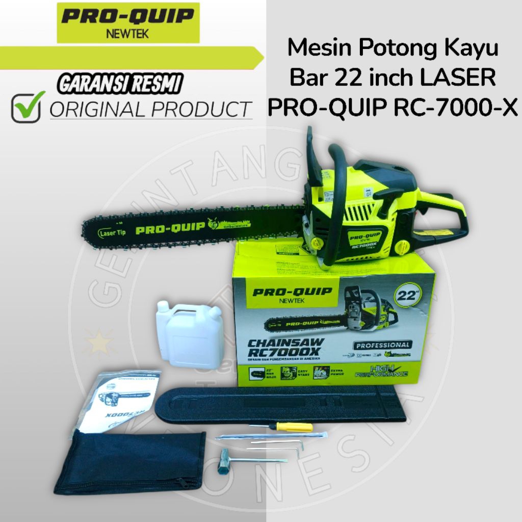 Mesin Senso 22 inch Bar Baja Merk PRO-QUIP RC7000X / Mesin Chainsaw 22 inch Bar Baja PRO-QUIP / Mesi