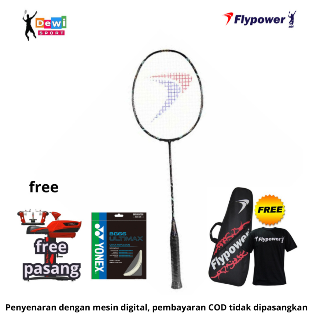 RAKET BADMINTON FLYPOWER TIZONA ORIGINAL