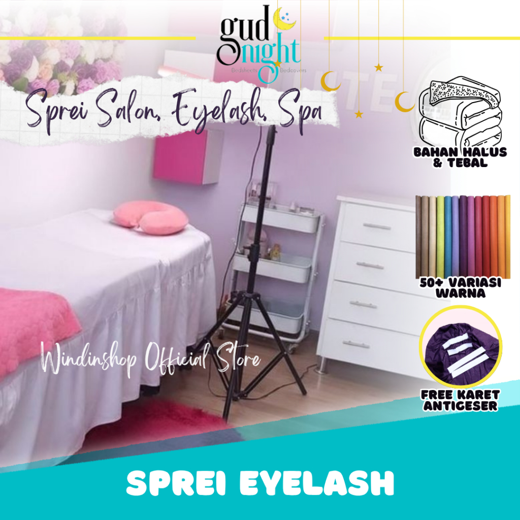 SPREI EYELASH SPREI SALON SPREI BED SALON SPREI INFORMA