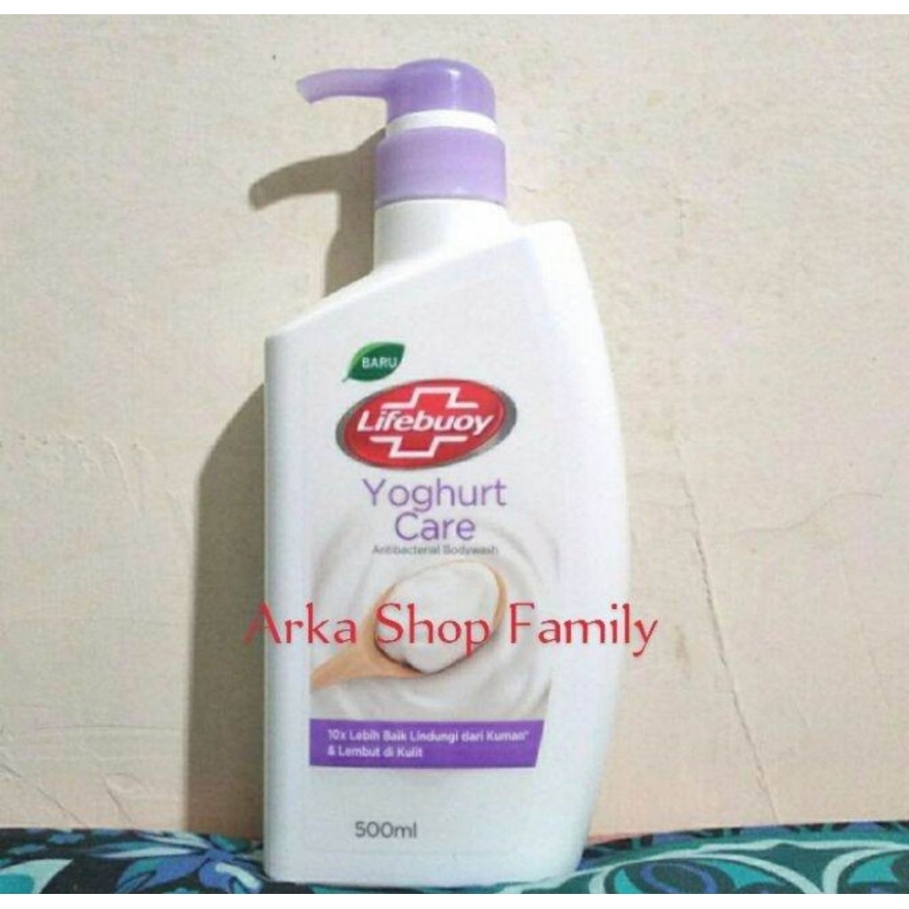 LIFEBUOY Sabun Mandi Cair Yoghurt Care Pump Botol 500ml