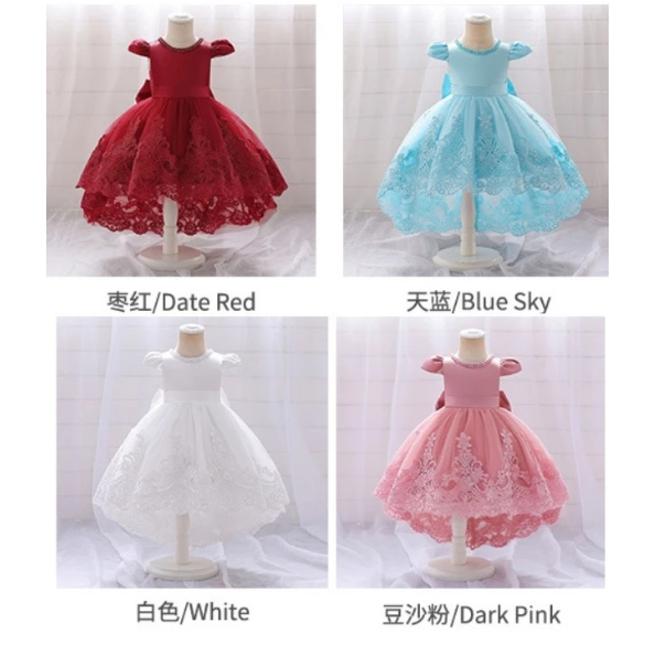 SPP2025-Gaun  natal anak dress natal anak baju natal anak gaun kembang anak dress   kembang anak baj