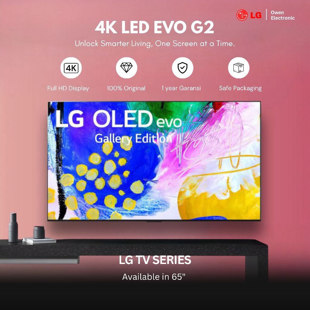LG OLED EVO 65G2PSA GALLERY EDITION 65 inch g2