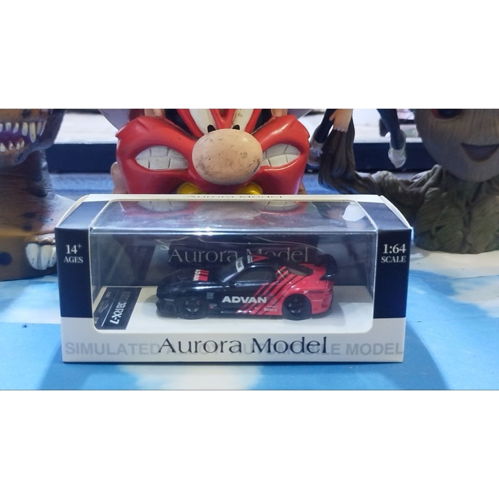 Aurora Model 1/64 RX7 Veilside Advan Livery