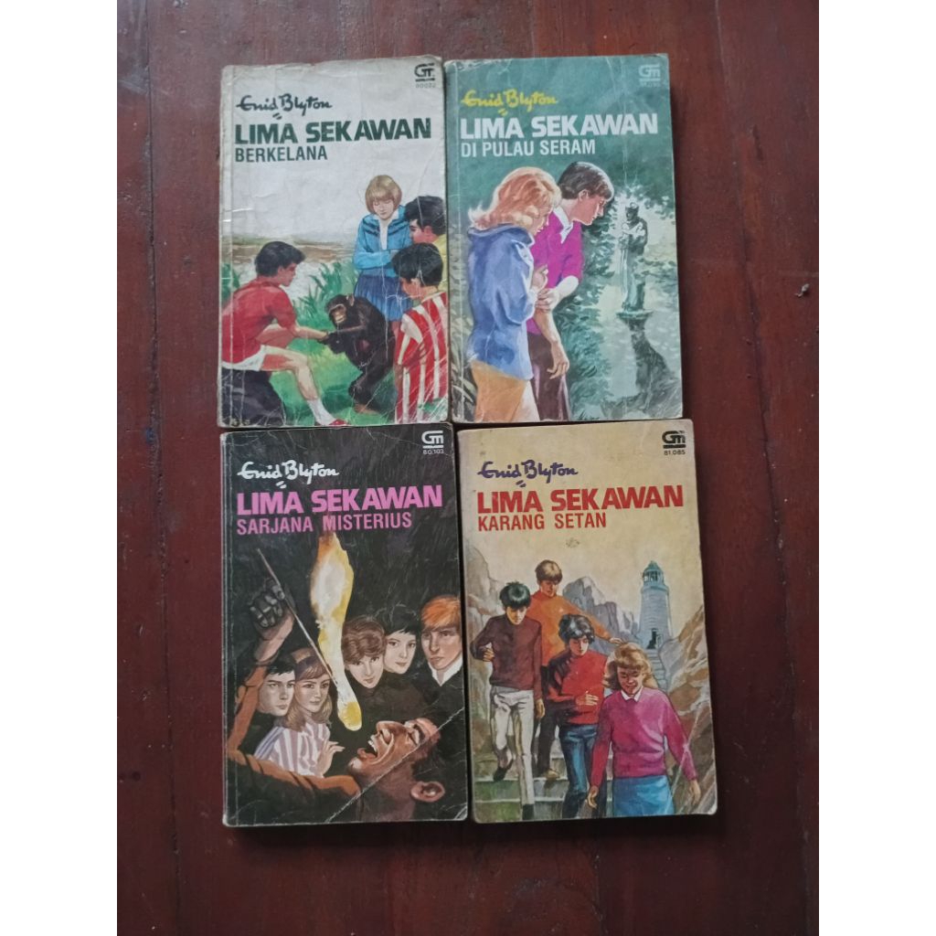 lima sekawan enid blyton jadul