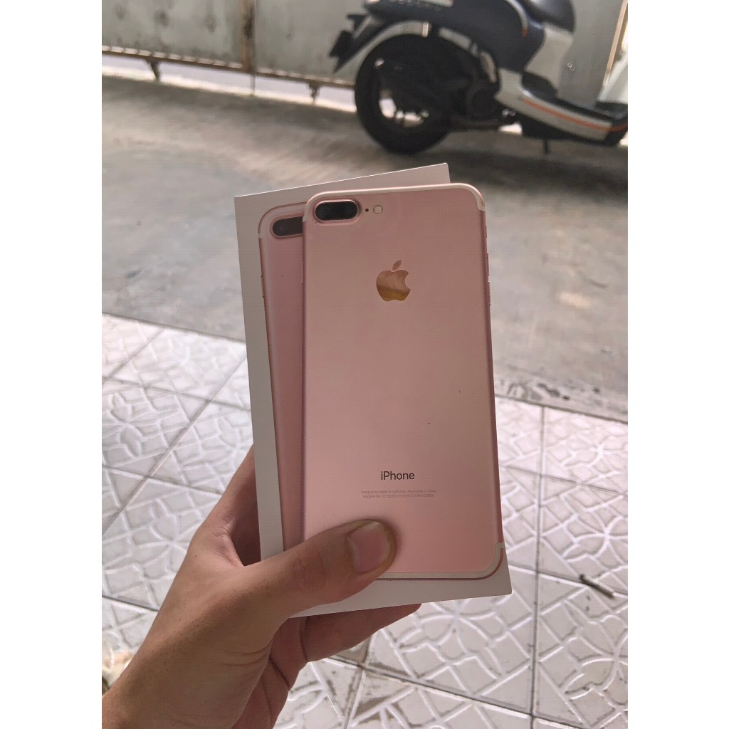 Iphone 7 Plus 128GB Rose Gold Second Fullset Mulus No Minus