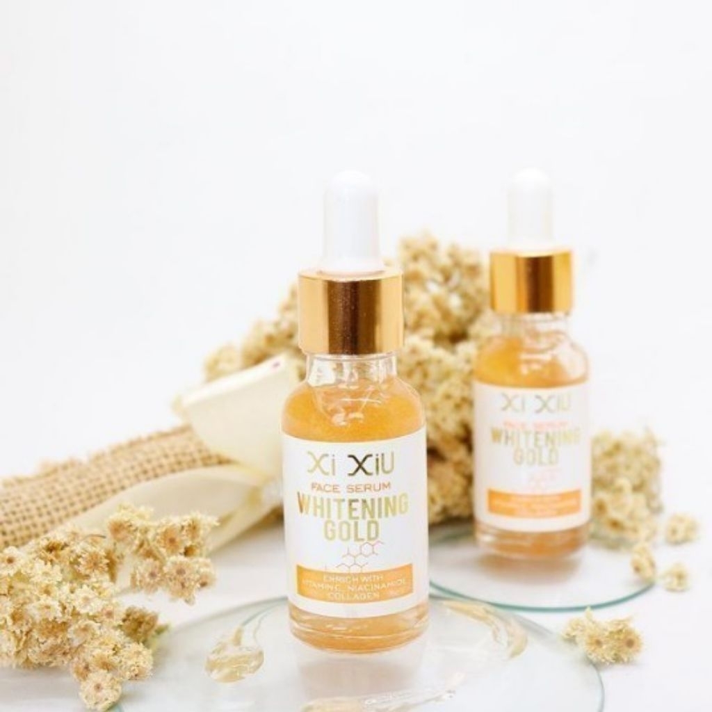 Xi XiU Face Serum Whitening Gold 20ml | Xi XiU Serum Gold BPOM Terlaris