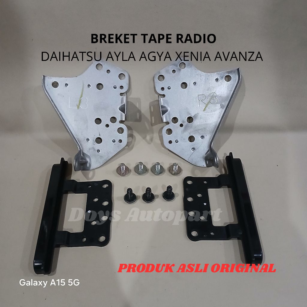Breket tape radio seting part mobil avanza xenia agya ayla sigra calya universal 1set asli original