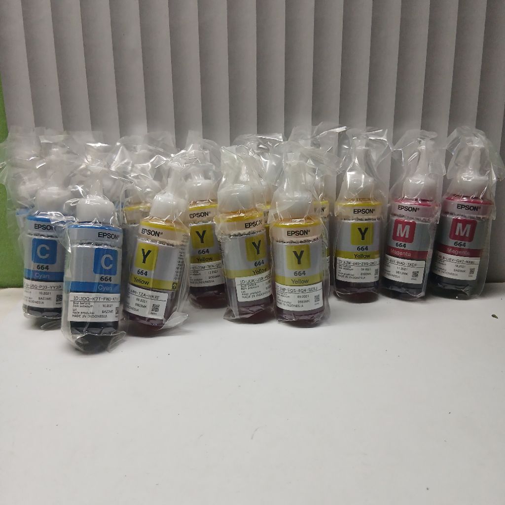 Tinta Epson 664 Original Tanpa Dus