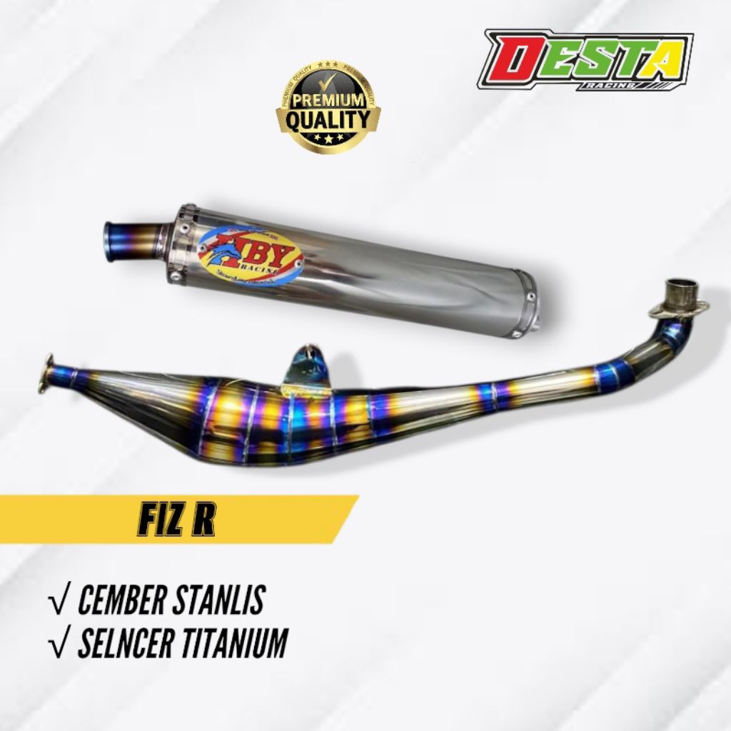 KNALPOT FIZ R HBY TITANIUM
