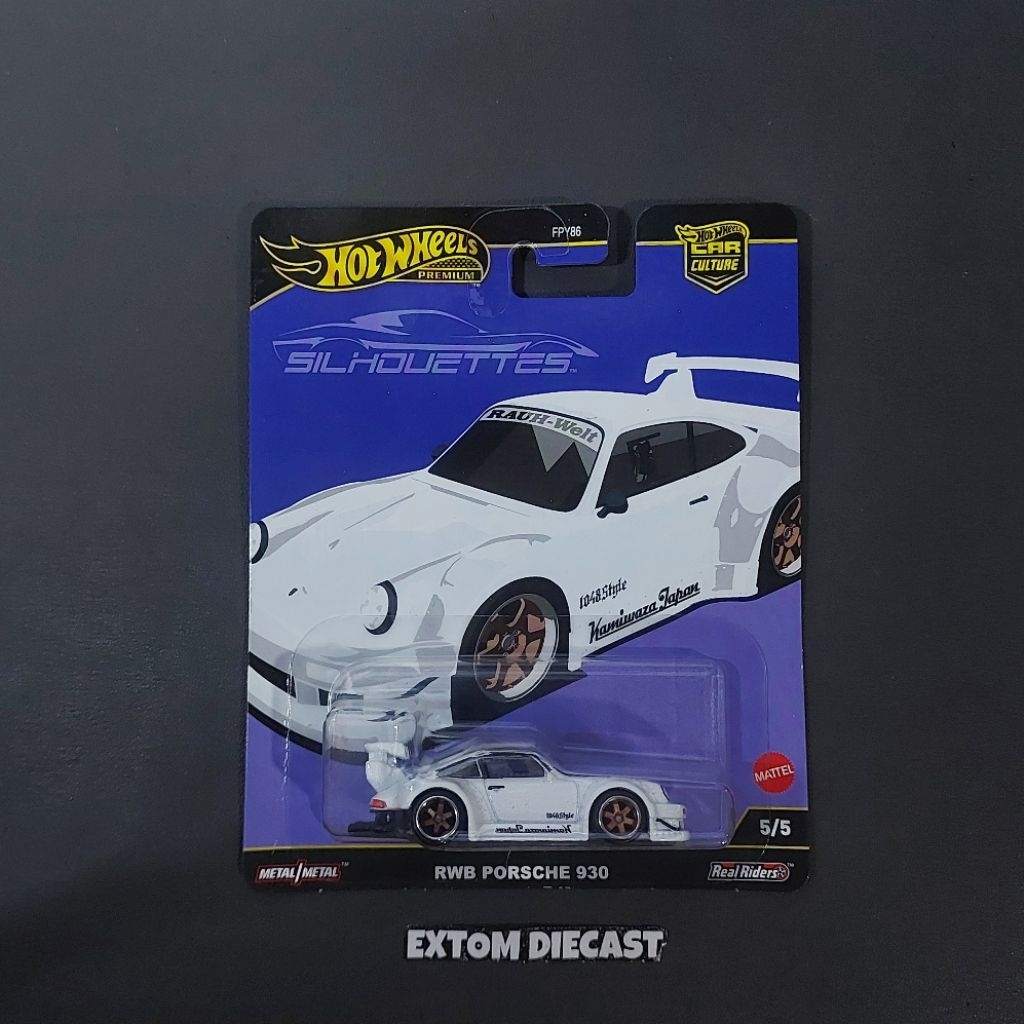 Hotwheels Porsche RWB Porsche 930 White