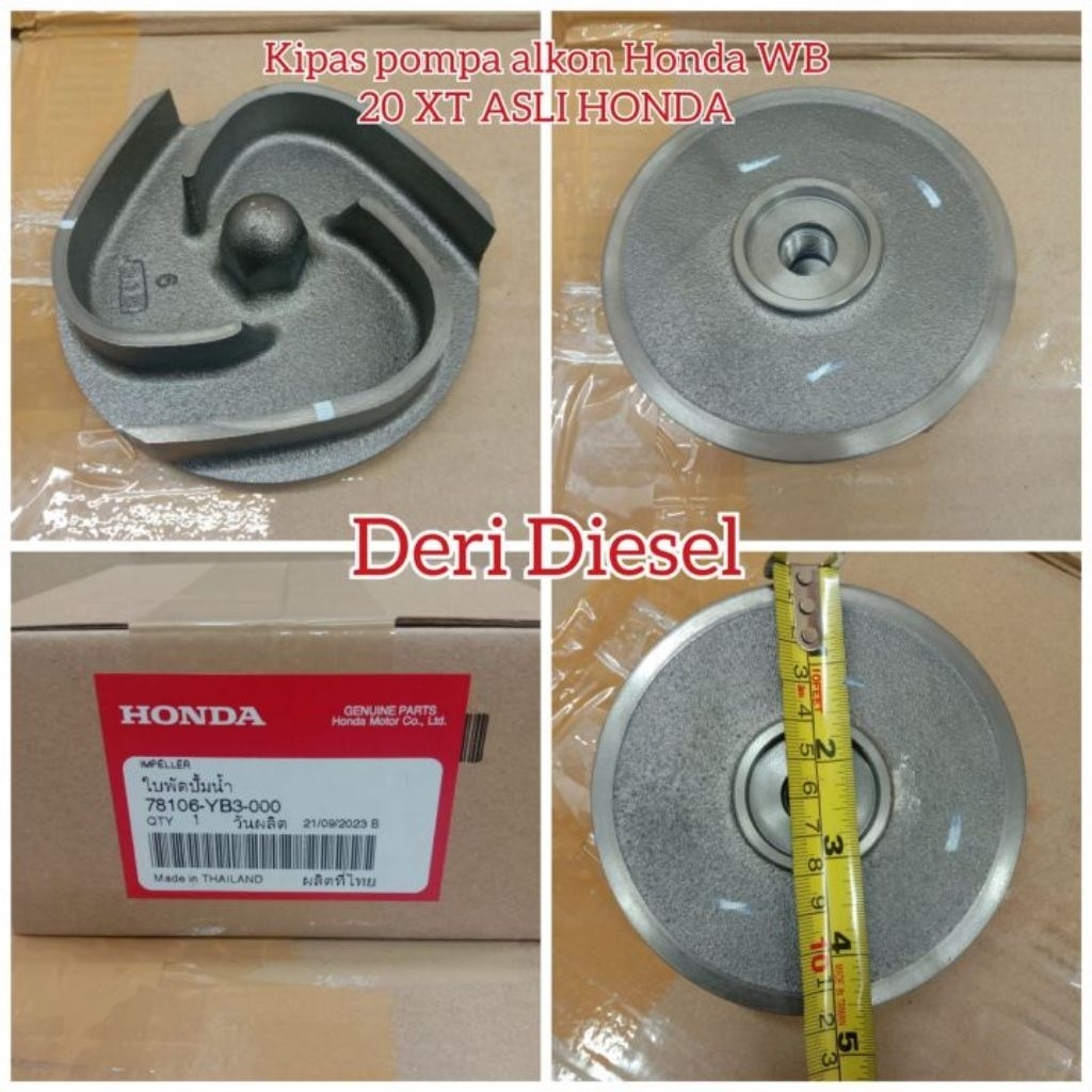 kipas pompa alkon honda WB20XT ORIGINAL 78106-YB3