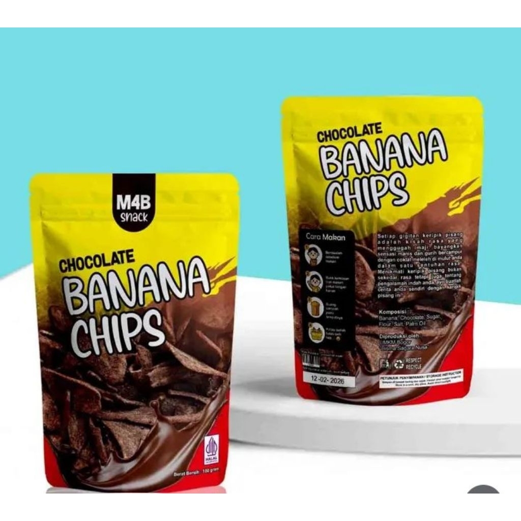 Banana chips coklat