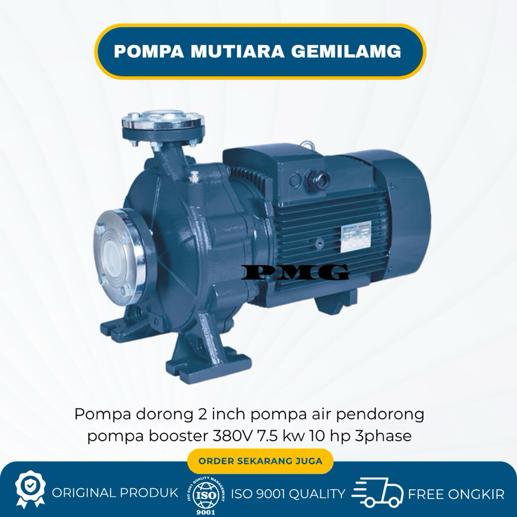 Pompa dorong 2 inch pompa air pendorong pompa booster 380V 7.5 kw 10 hp 3phase