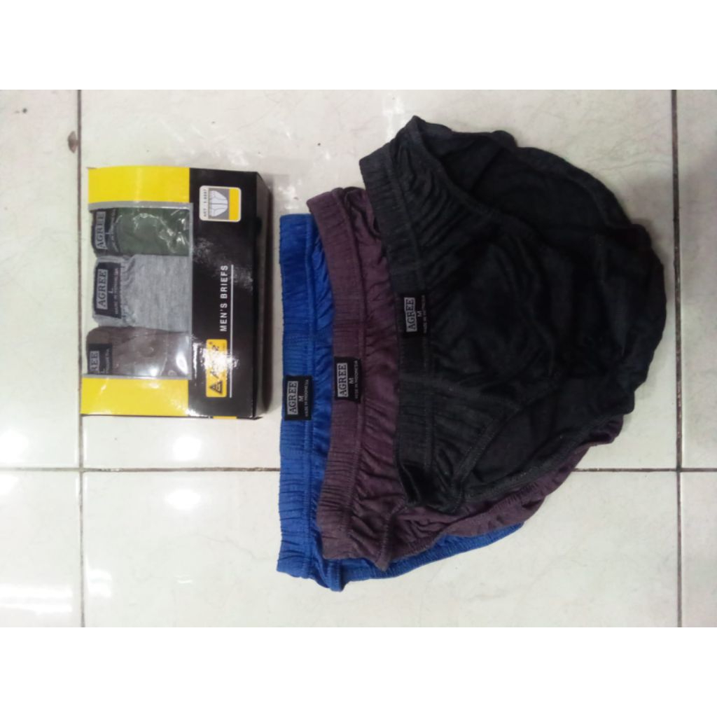 celana dalam pria Agree8887 isi 3pcs