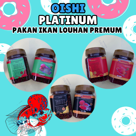 Oishi Platinum Pelet Ikan Louhan Pembentuk Jenong dan Warna