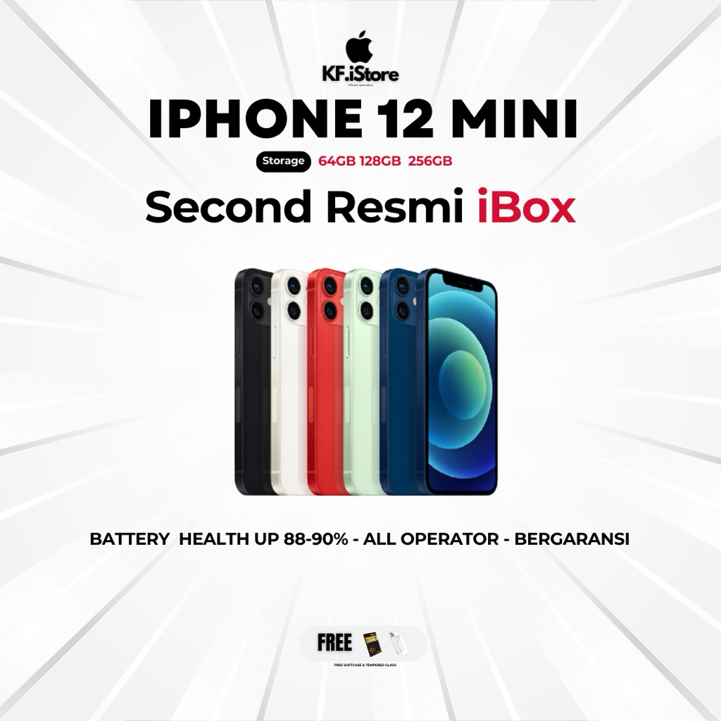 iPhone 12 mini Second Resmi iBox 64 128 GB