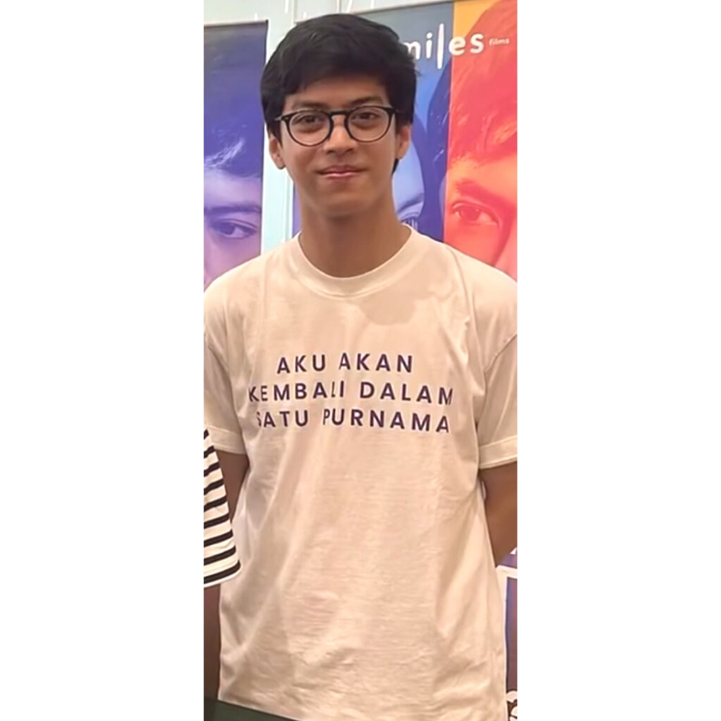 Kaos Rangga & Cinta AKU AKAN KEMBALI DALAM SATU PURNAMA Film Rangga & Cinta The Rebirth of Ada Apa D