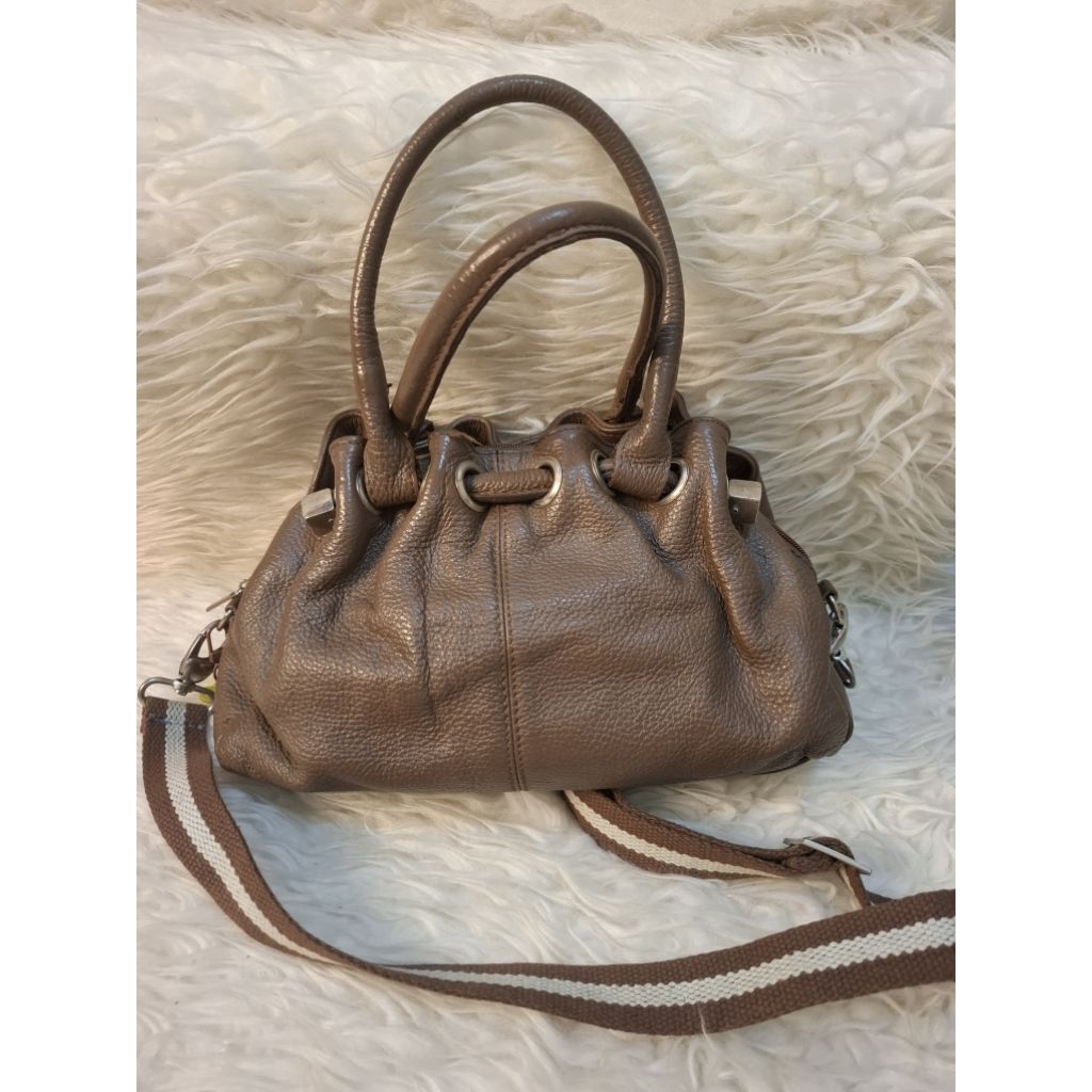 Tas Pesta Wanita Vera Choko / Tas Unik Kulit Asli bisa sling dan top handle / Tas Pesta Preloved Can