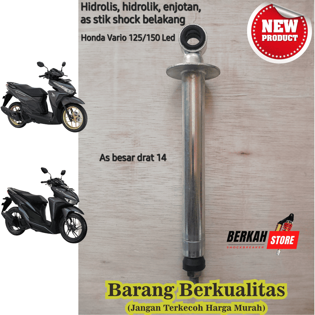 As shock belakang Vario 125, 150 Led