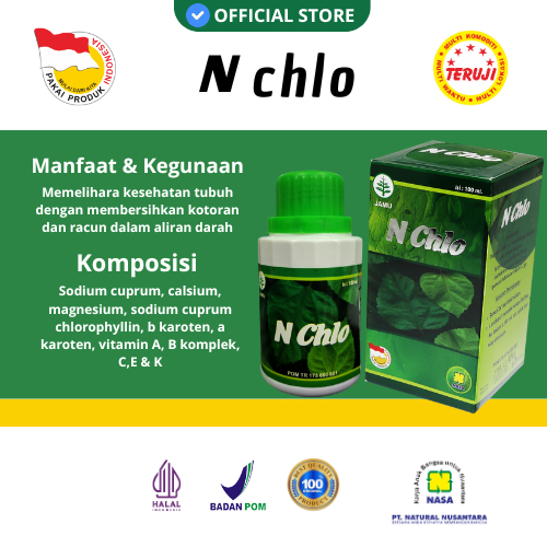 NCHLO Nasa (Natural Chlorophyl) herbal Berhenti Meroko Pembersih Racun Tubuh