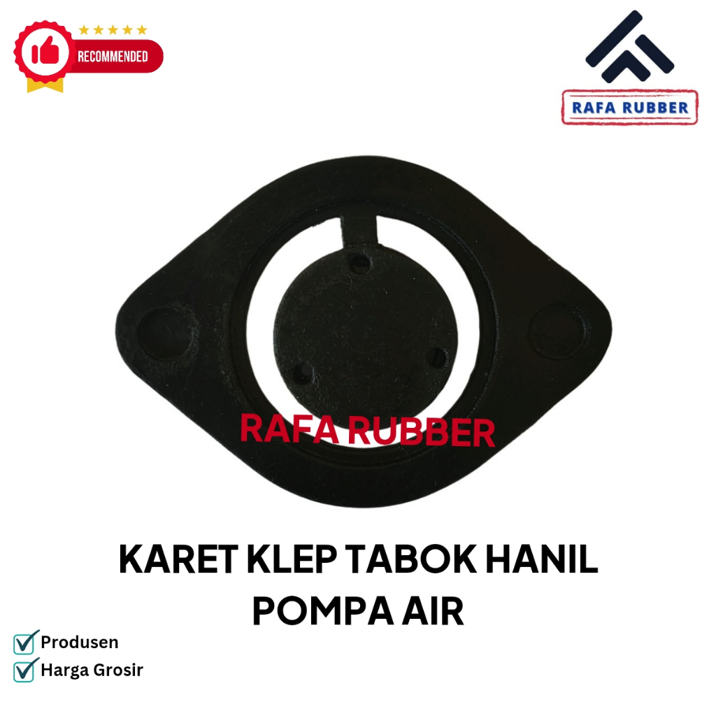 KARET KLEP TABOK HANIL / KARET POMPA AIR SANYO PANASONIC SHIMIZU NATIONAL KUALITAS BAGUS KLEP POMPA 