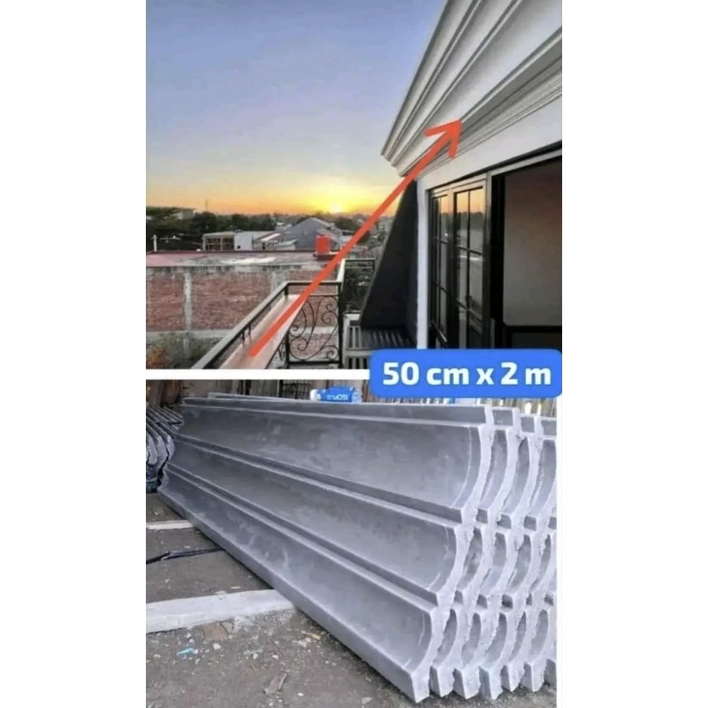 lis profil beton/lisplang beton tempel/Lis beton tempel/Lis profil tempel/lisplang profil beton temp