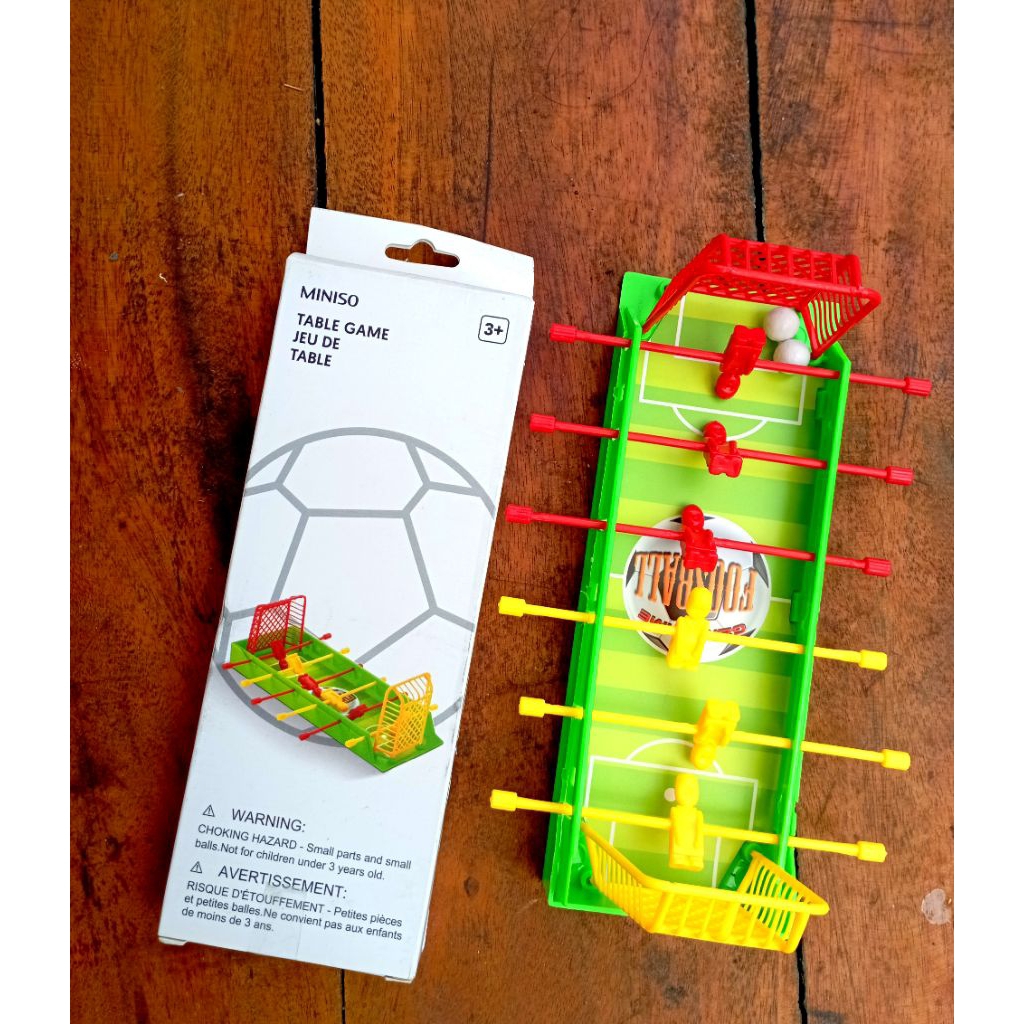 [MINISO ORIGINAL TABLE GAME] MINISO ORIGINAL TABLE GAME BASKET DAN SEPAK BOLA
