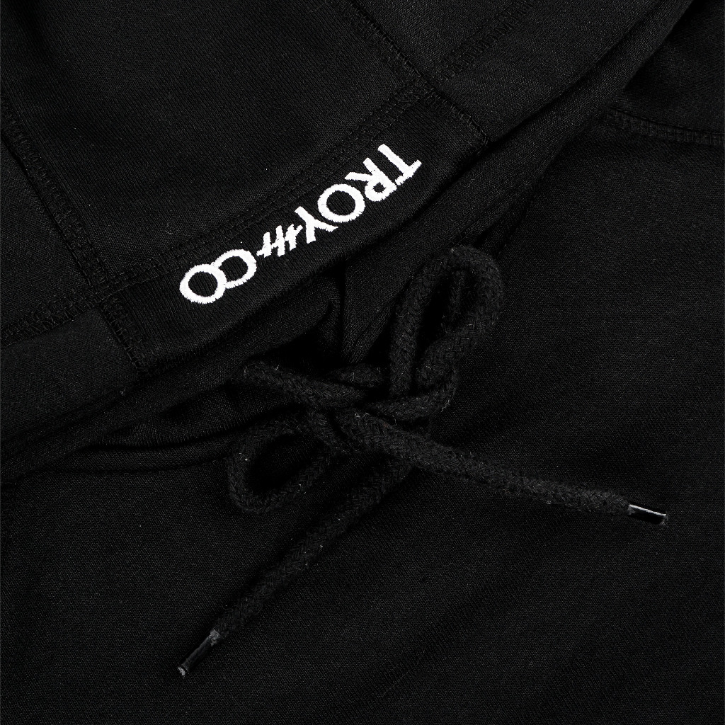 Troy Company Boxy Hoodie Starlight Black Neo Motion - Hoodie Boxy Reflective Hitam BSH 3376