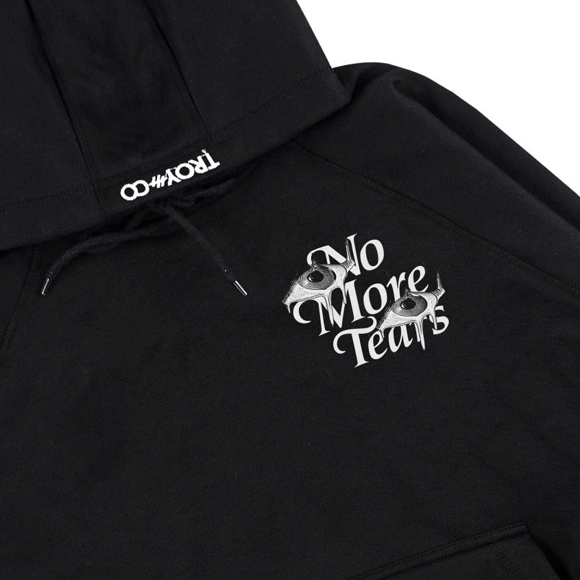Troy Company Boxy Hoodie Starlight Black Scar Theory - Hoodie Boxy Reflective Hitam BSH 3377