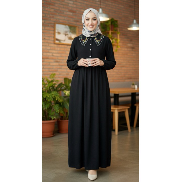 ELMA DRESS GAMIS WANITA TERBARU LEBARAN TERBARU 2025