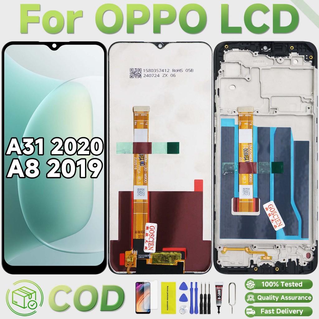 LCD Original for OPPO A31 2020 - OPPO A8 2019 FULLSET Touchscreen ORI