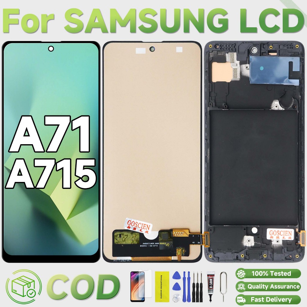 LCD Original for Samsung A71 A715 A715F A715FD FULLSET Touchscreen ORI