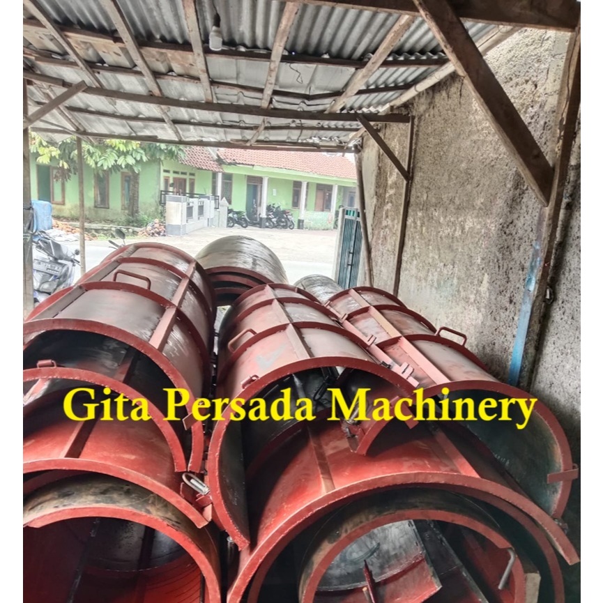 Cetakan Gorong Gorong Beton Ukuran 80x100 cm - Cetakan Buis Beton Uk.80x100 cm - Cetakan Silinder Bu