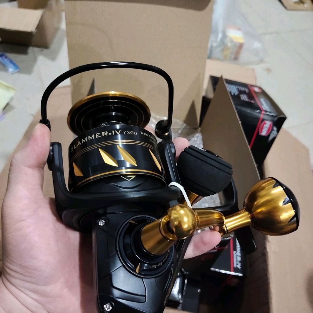 Penn Reel Slammer IV 7500 8500 Tidak HS Keluaran 2021 Speed Normal