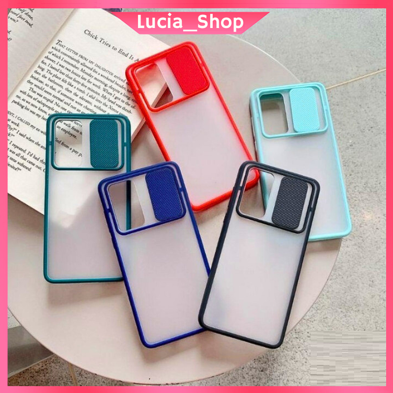 Case Vivo Y12 Y15 Y17 Y30 Y30i Y50 Casing Slide Case Transparan TPU Premium