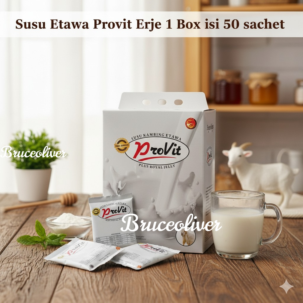 Susu kambing etawa provit harga 1 box isi 50 sachet