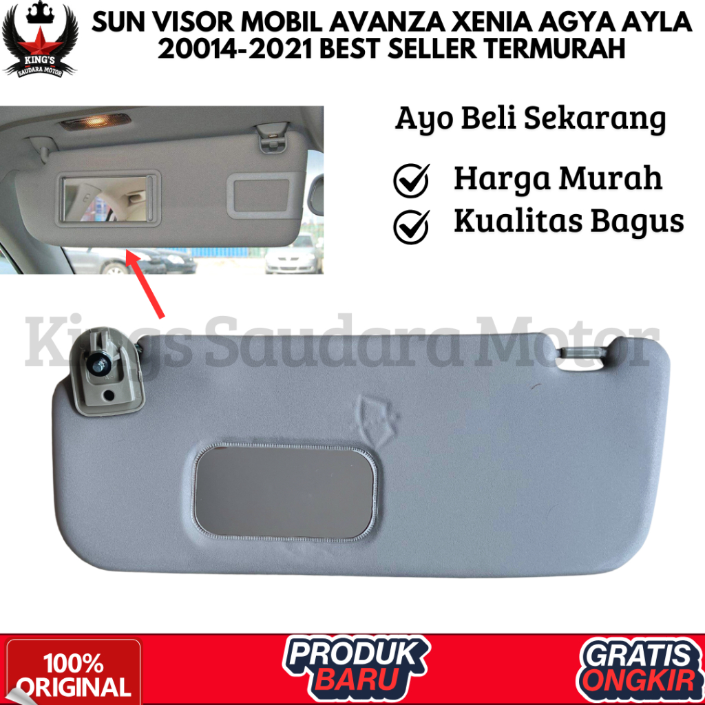 Sun Visor Mobil Avanza Xenia Agya Ayla 2014-2018 Original