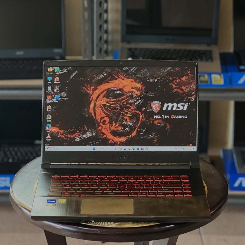 PROMO HEMAT LAPTOP MSI THIN GF63 CORE I7-11800H/RAM 16GB/SSD512 GB/BERGARANSI