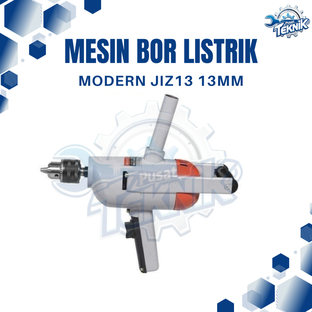 MODERN JIZ-13 Bor Body Besi 13mm Listrik Tangan Mesin JIZ13 Drill