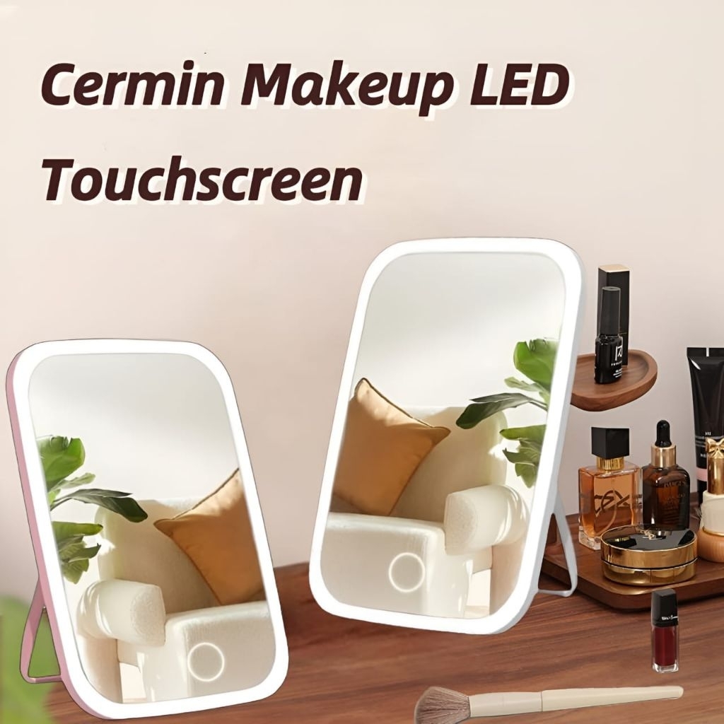 Kaca | Cermin Mirror LED Light With Touchscreen •Indostar•