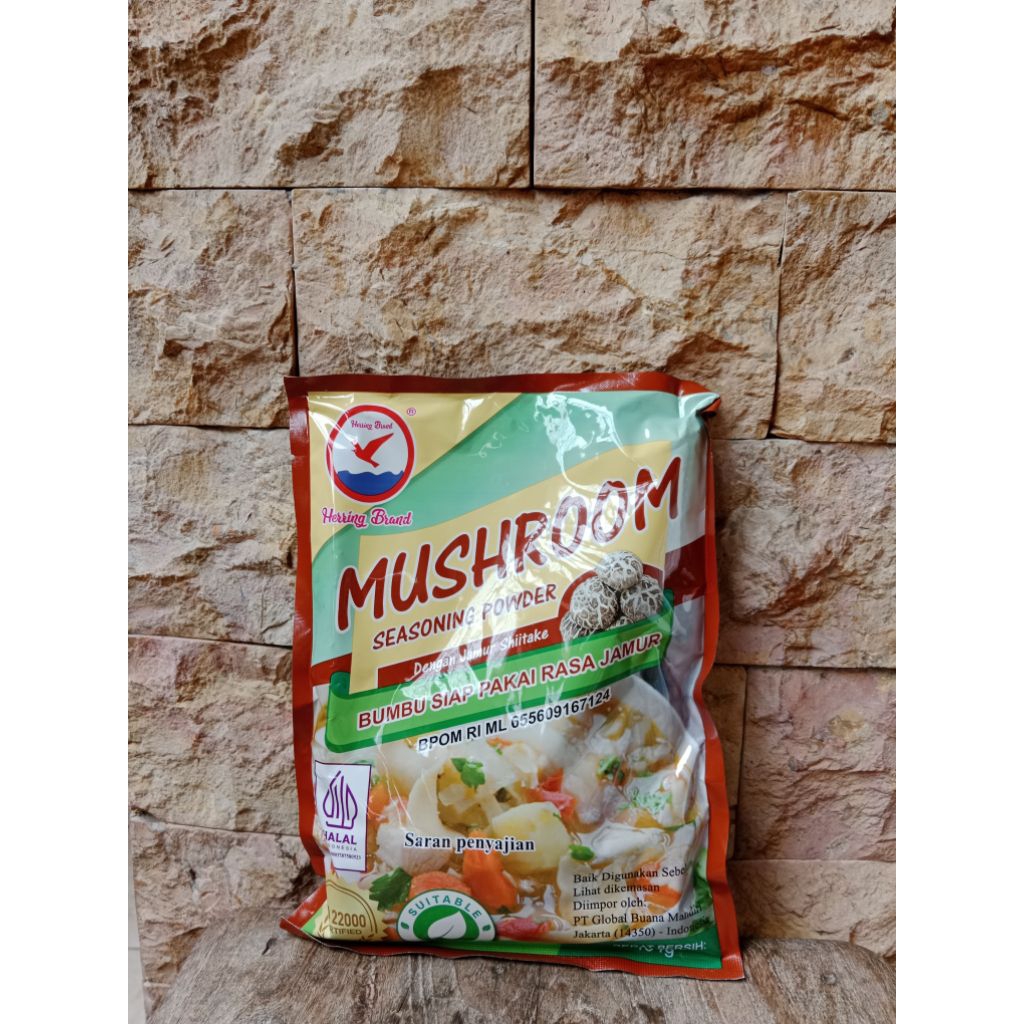 Herring Brand Kaldu Jamur 100 gram.