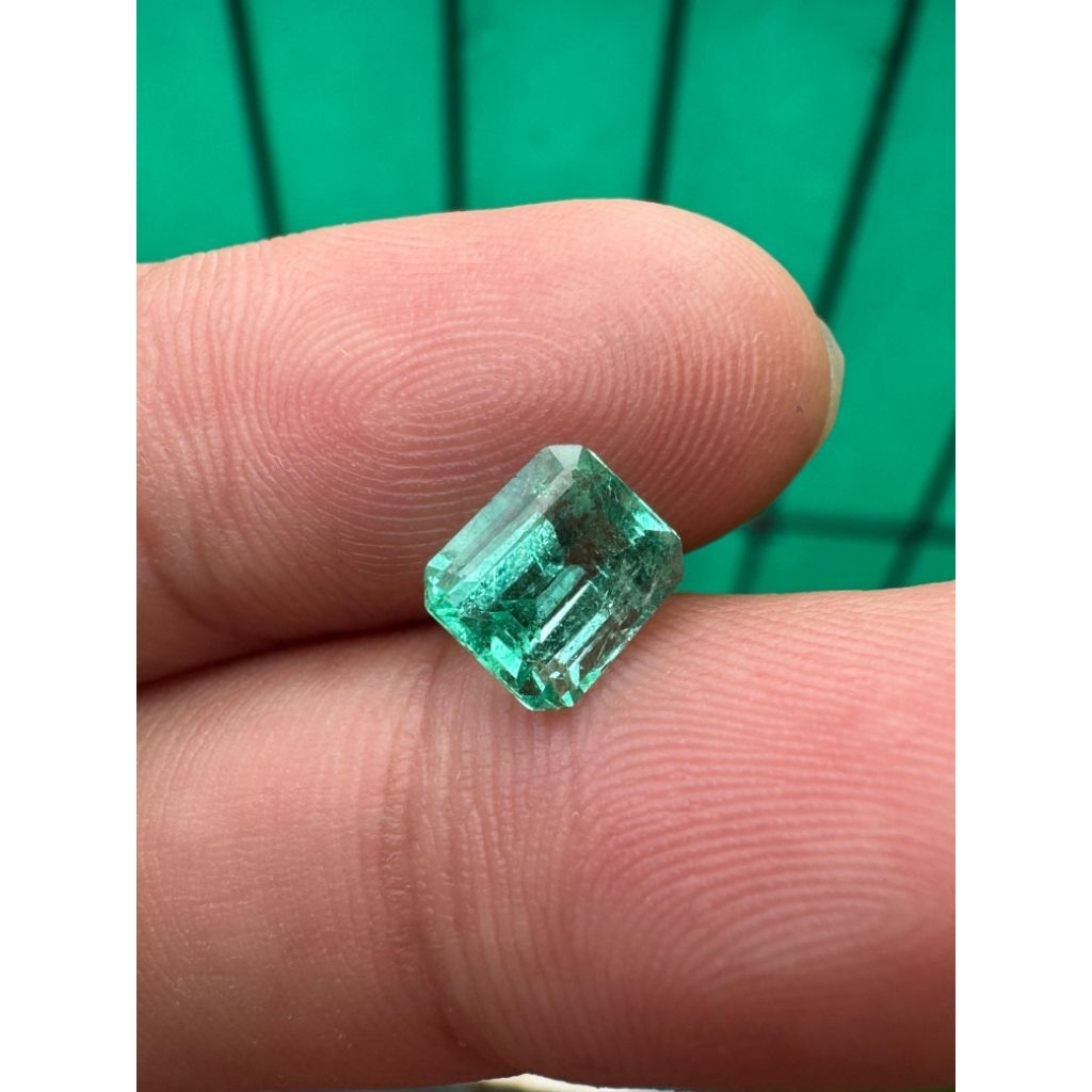 natural jamrud zamrud emerald colombia 1,53 ct memo GRI CE Insignificant mewah langka barang super b
