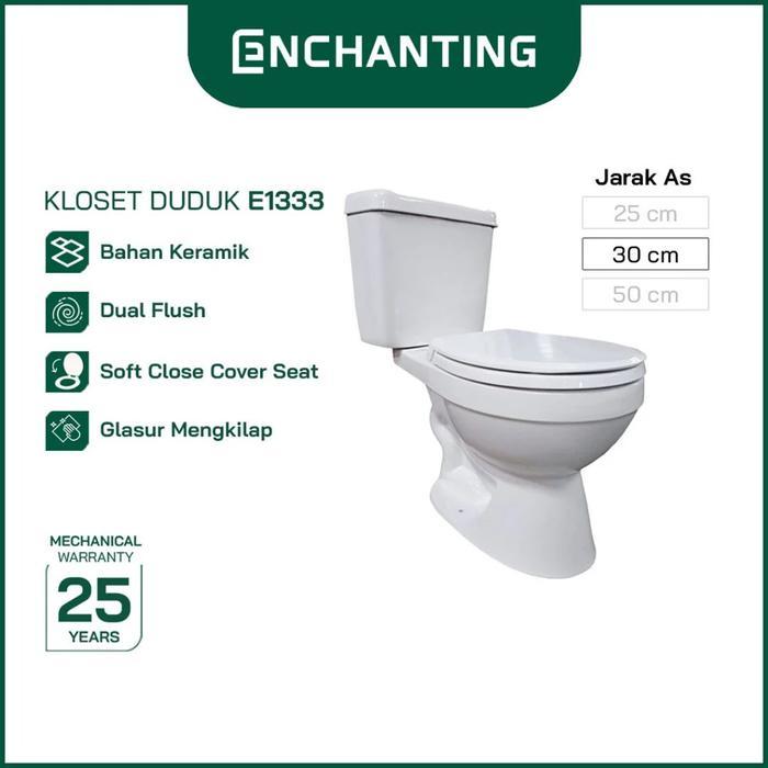 Toilet / Kloset Duduk Europe Enchanting Baliwerti E1333 - E1333