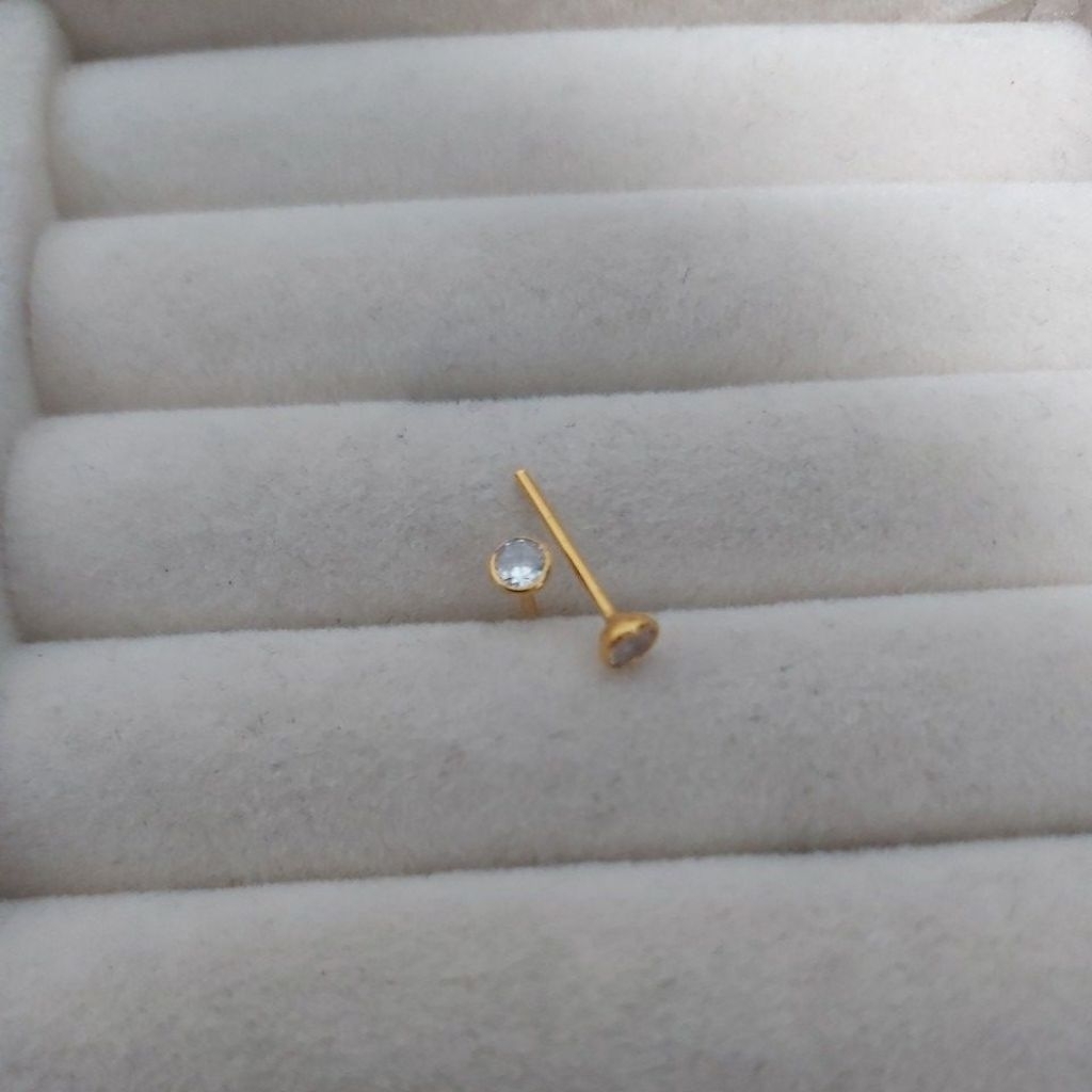 Anting Tusuk / Giwang Mata Burung 0.300gr Kadar 6K