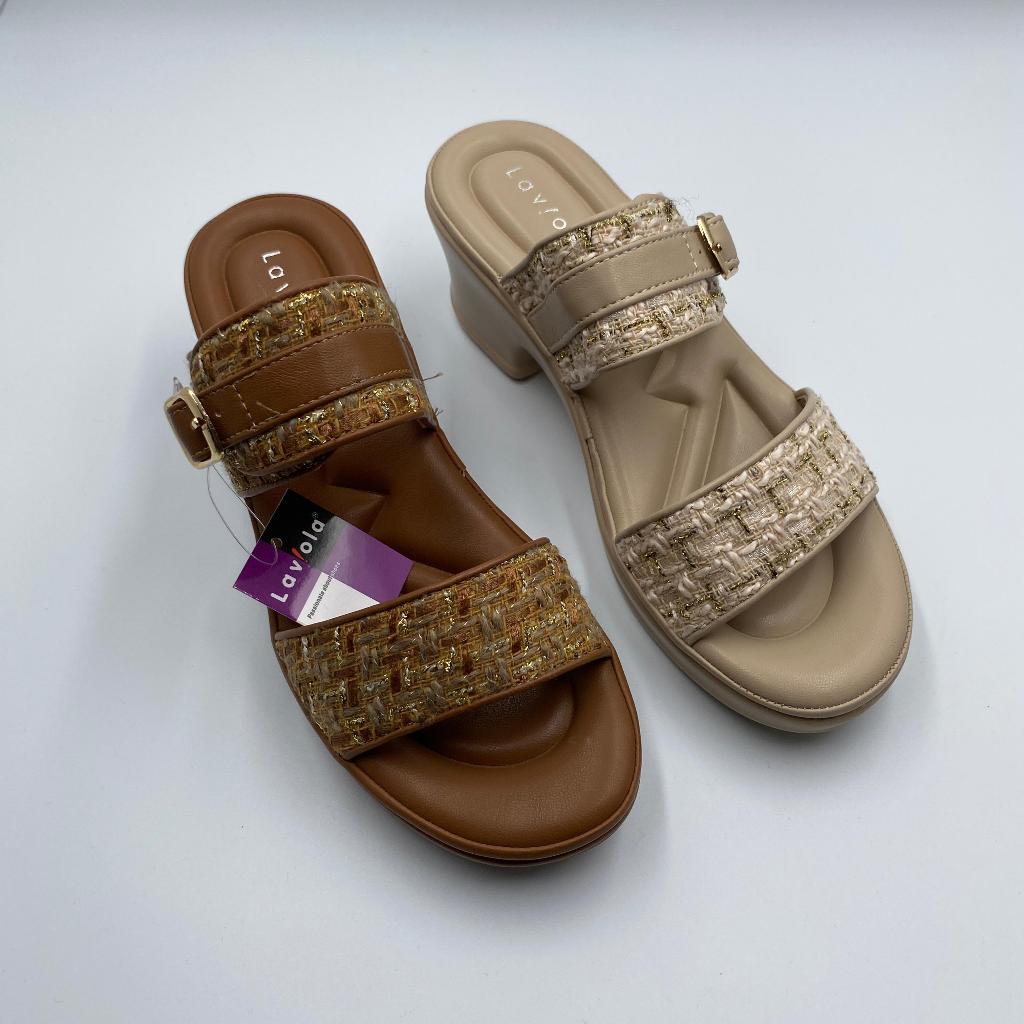 Laviola 4912 WLK - Sandal Slip-on Wanita